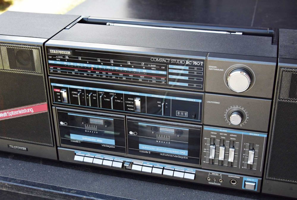 Radio boombox Telefunken RC 780 T, recorder, deck player