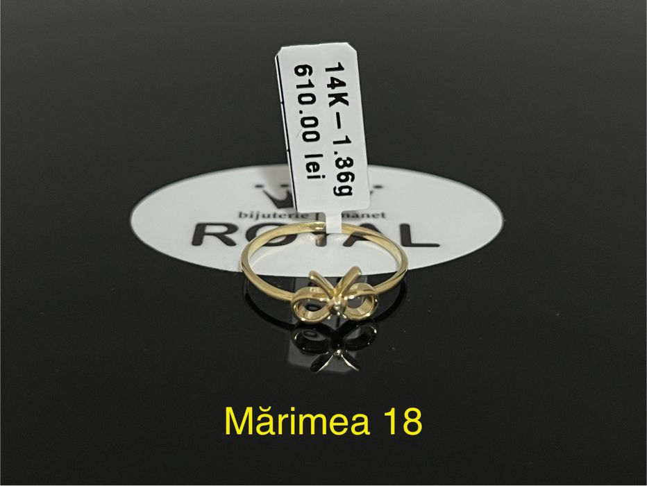 Bijuteria Royal CB : Inel dama aur nou 14k 1,36gr