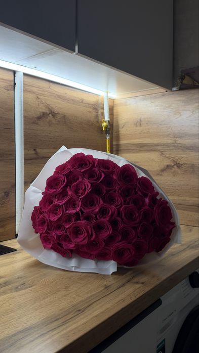 Цветы свежие 51 роза