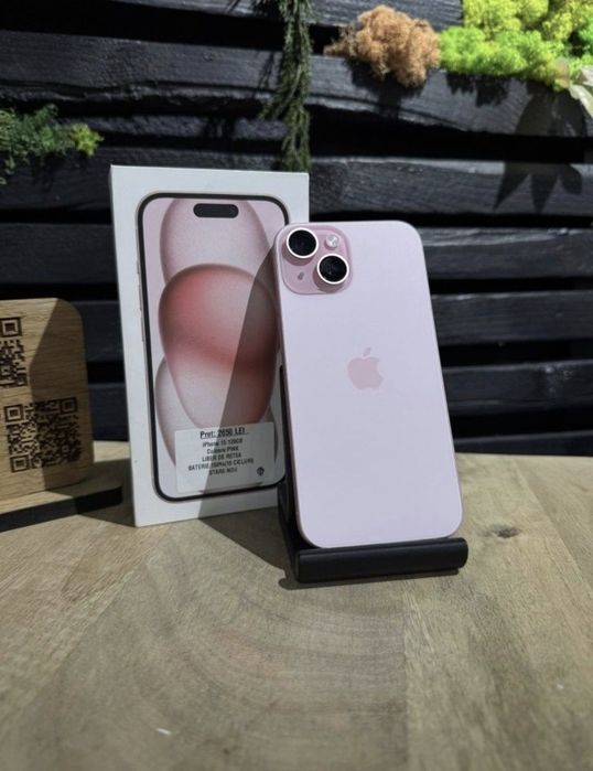 iPhone 15 128gb Pink Neverlocked Bat 100%/Fact+Garantie