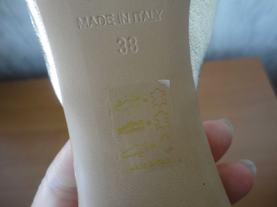 N38 Sole Italy/естествена кожа/дамски чехли