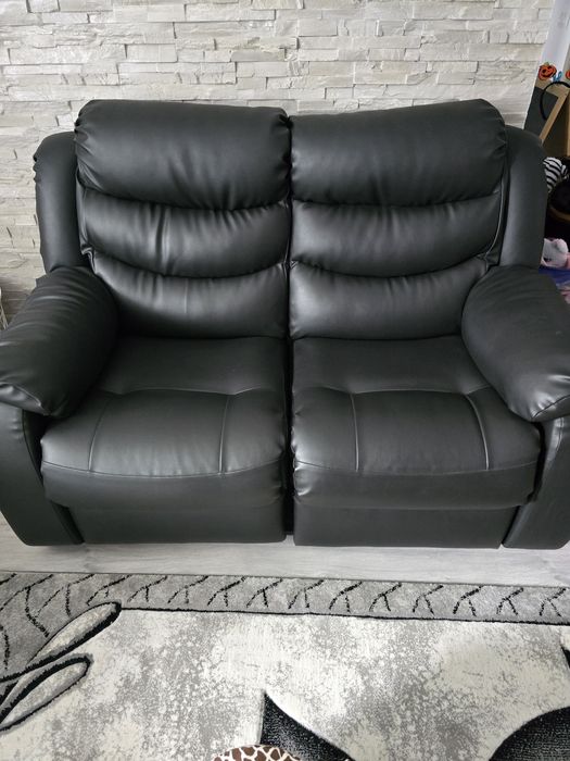 Canapea 2 locuri cu recliner