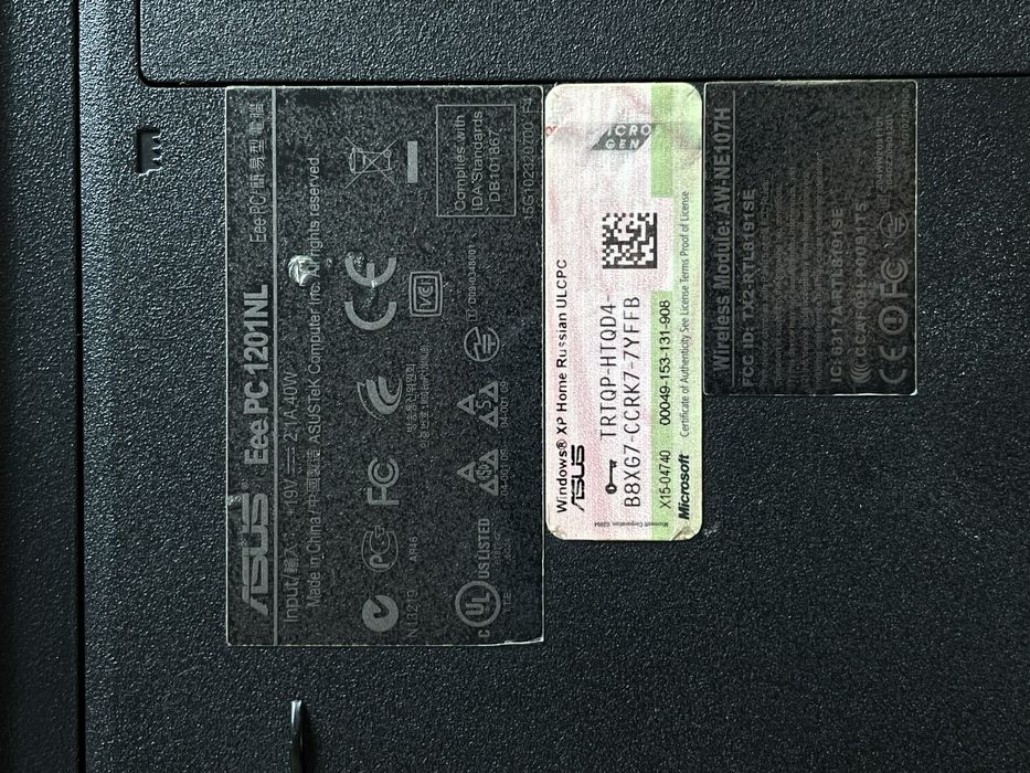 Ноутбук ASUS Eee PC 1201NL