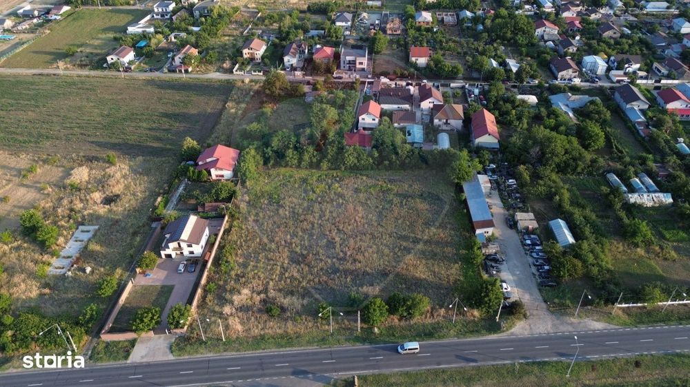 Teren intravilan 2.679 mp – Deschidere 30,47 la DN3 - Islaz, Branesti