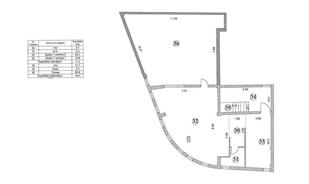 Spatiu Comercial Stradal | 73 mp si terasa 69 mp | Bloc nou 2025 |