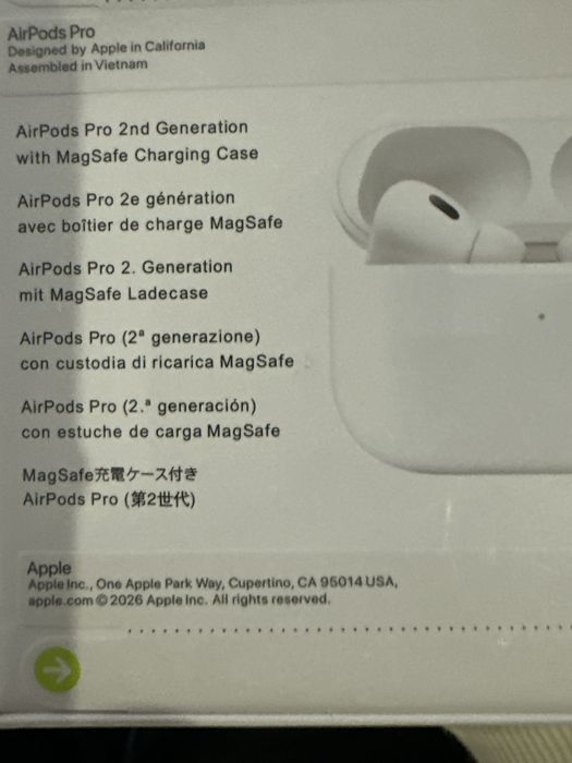 Apple AirPods Pro 2 (2026) наушник