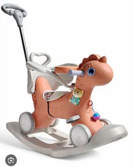 Детский каталка-качалка Dino 3в1