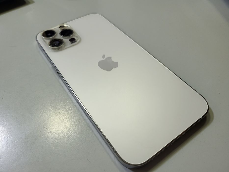 Iphone 12 Pro Max white nu Impecabil Fisurat Poze Reale 256 Gb