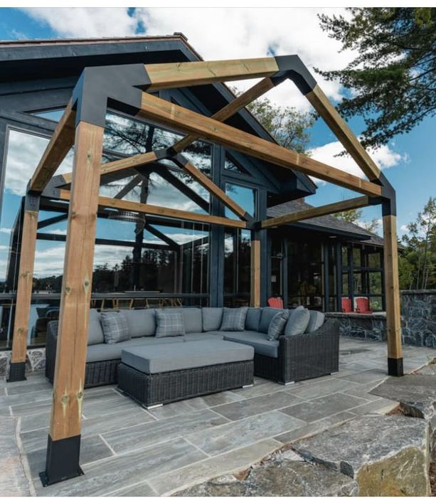 Конектори за Пергола,Навес, Беседка, Покривна конструкция от дървени г