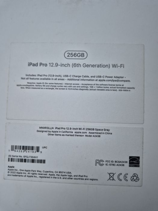 iPad Pro 12,9 256 GB