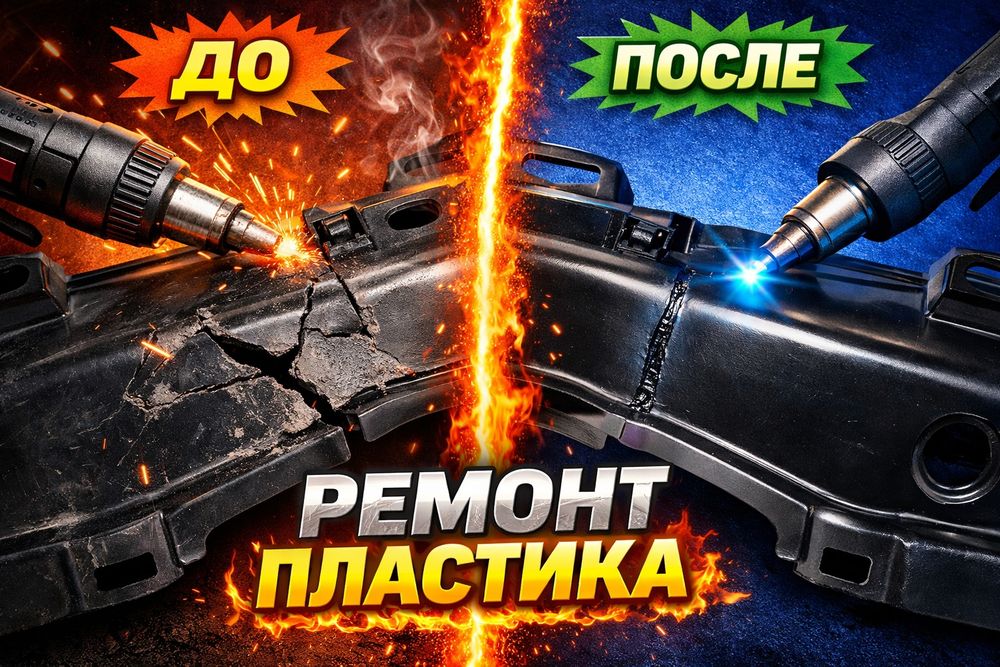Ремонт. Пайка пластика .