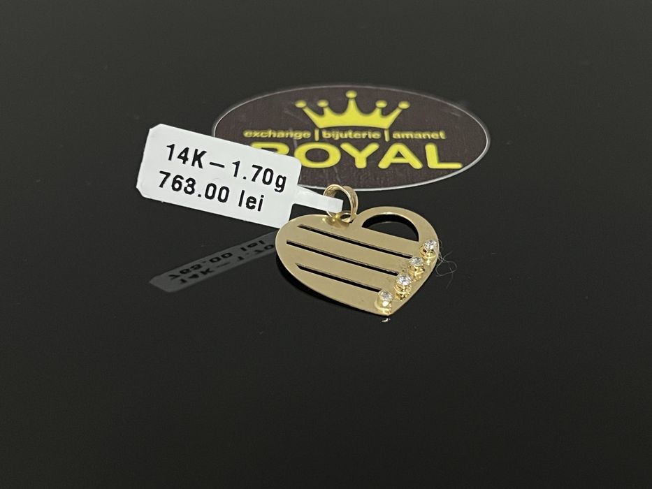 Bijuteria Royal CB : Pandant aur 14k 585  1,70 gr