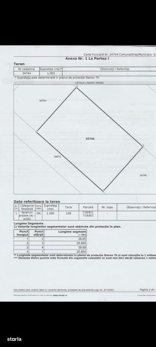 FARA COMISIOANE teren intravilan constructii 1000mp