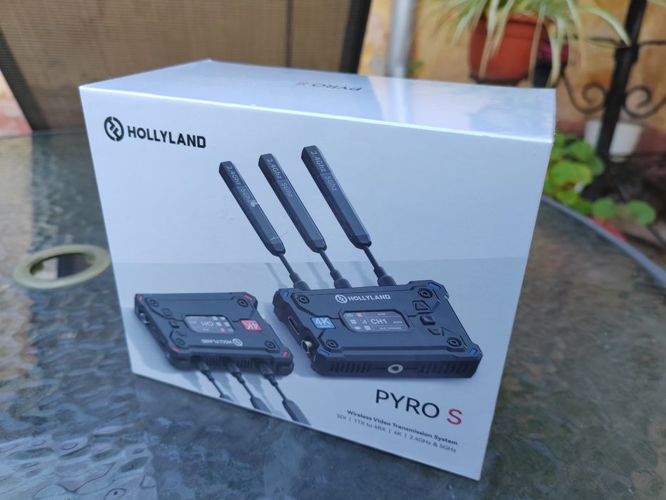 SIGILAT  Hollyland Pyro S 4k transmitator receptor hdmi wireless video fara cablu distanta lunga echipament profesional video nunti botezuri petreceri