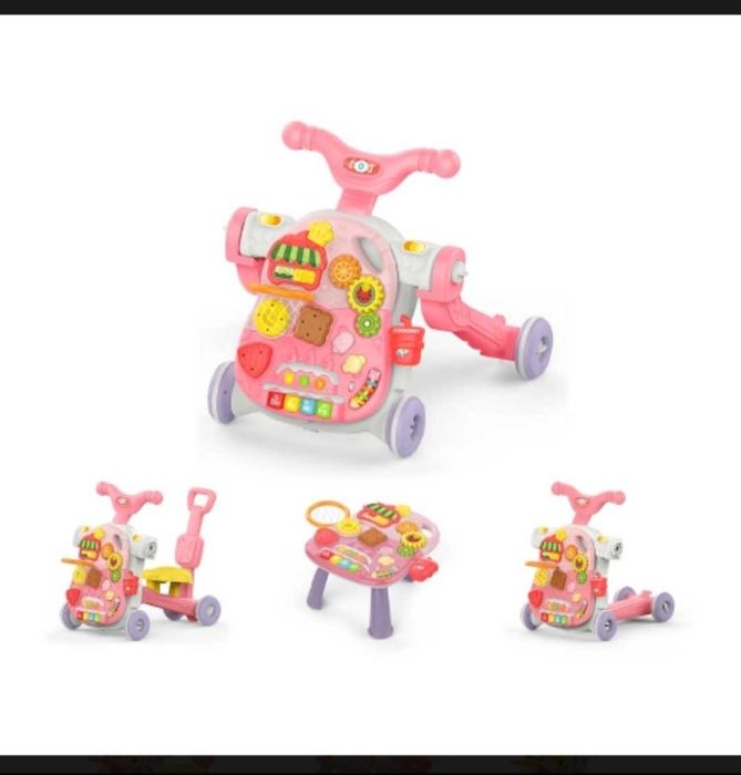 Играчка за прохождане локър KIKKABOO 4в1 Sweet Escape Pink