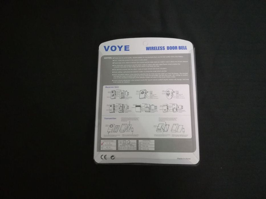 Беспроводной звонок для двери. 38 мелодий. Новое.