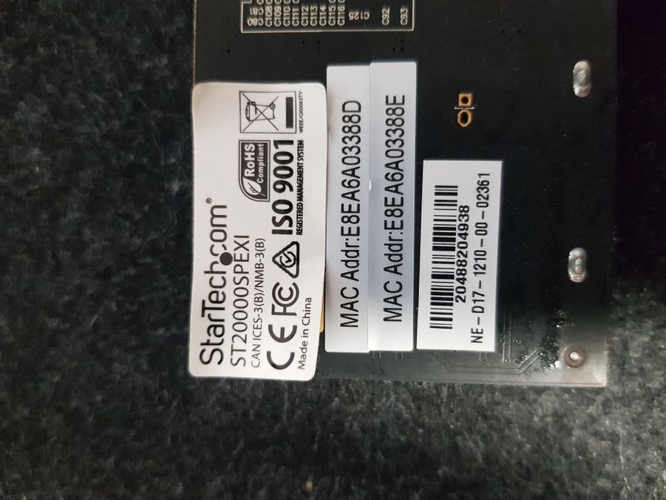 Placa de retea Dual Port RJ45 10GB 2x 10GB RJ45 Startech ST20000SPEXI