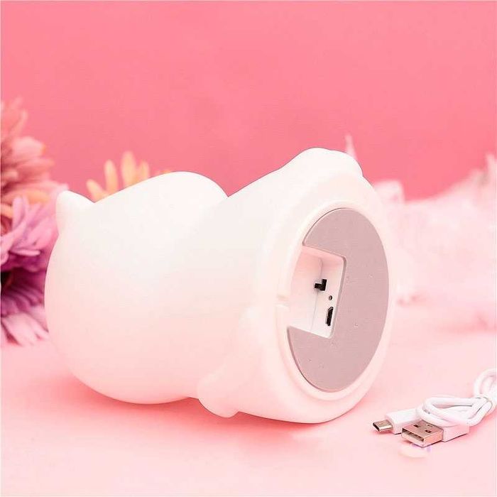 Ночник «милый котик» на аккумуляторе