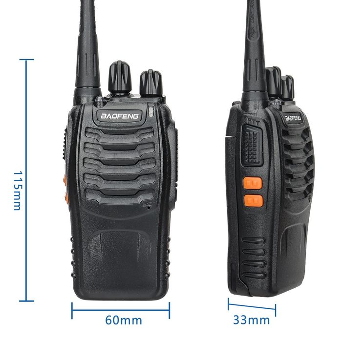 Set 2 Stații Walkie Talkie 4-5km Semnal 16 canale , Camping Drumeție