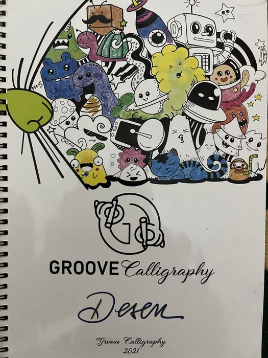 Caiete Groove Calligraphy