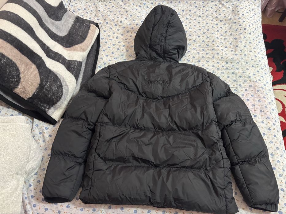 Geaca Hoodrich puffer black