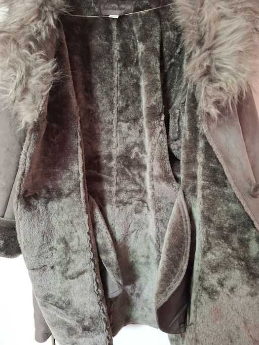 Дамско палто от естествена кожа