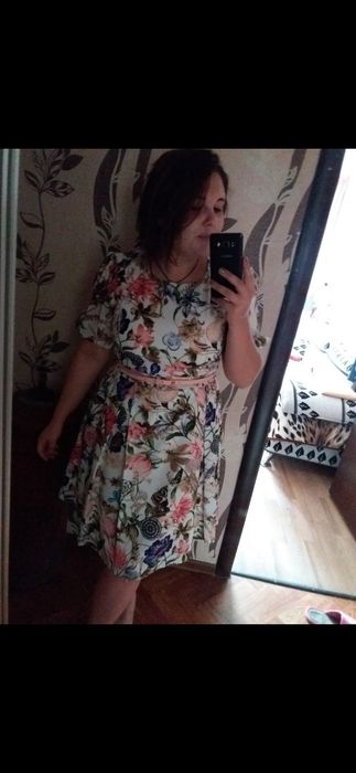 Платье шифоновое размер 44-46