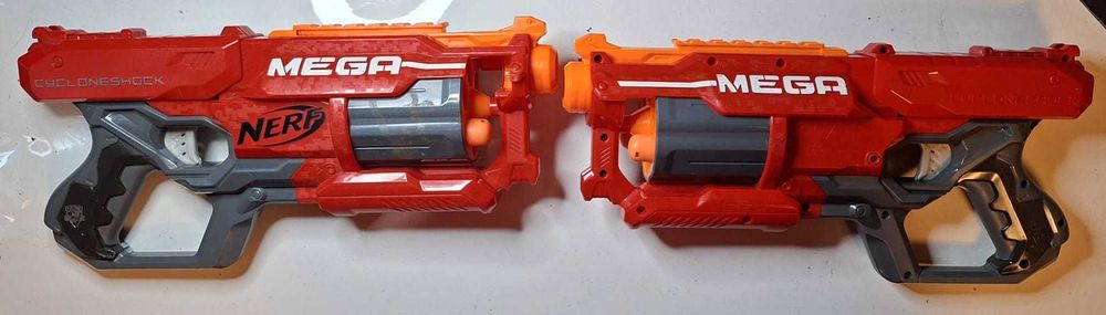 pusca nerf mega rosie
