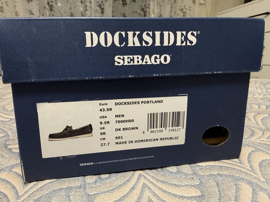 оригинальные топсайдеры SEBAGO Docksides