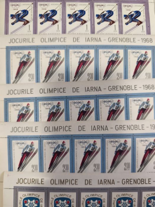 Timbre Jocurile de iarnă Grenoble!