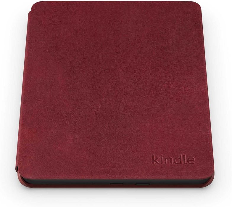 Премиальный кожаный чехол для Kindle Paperwhite/Colorsoft(Walnut/Ruby)