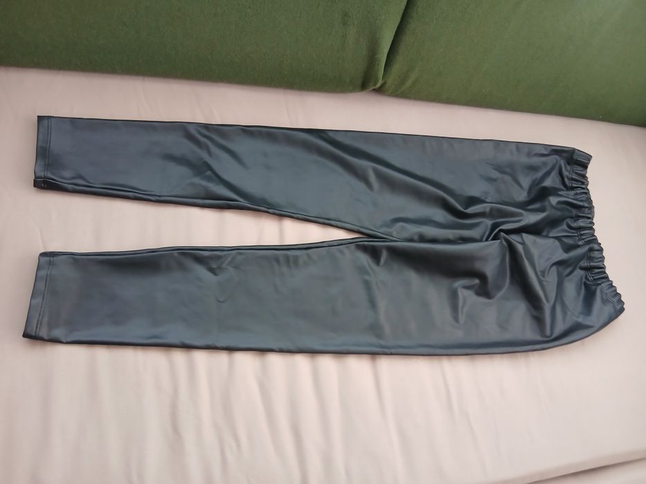 Черен кожен панталон