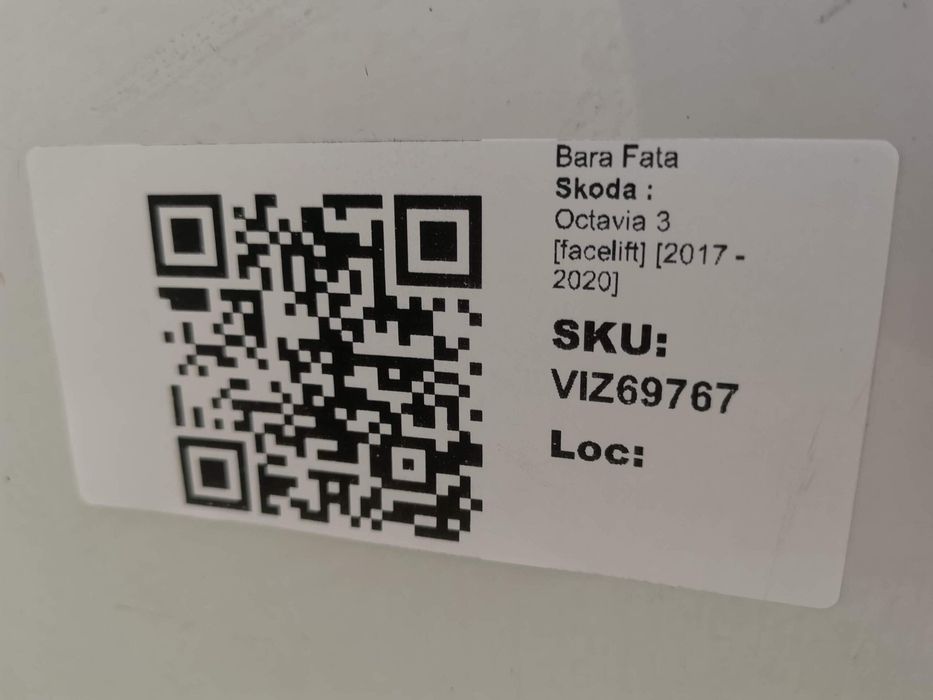 Шкода Октавия / Skoda Octavia 3 [facelift] Предна броня оригинална в д