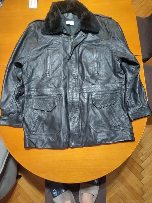 Кожено яке, телешки бокс, тип полушубаа.