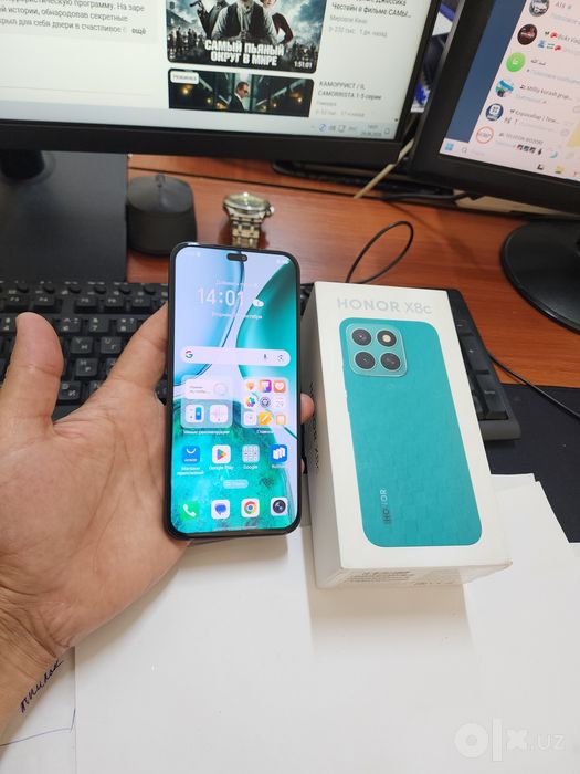 Honor X8c 5G 16/256gb ideal ochilmagan aybi yuq tozza telefon