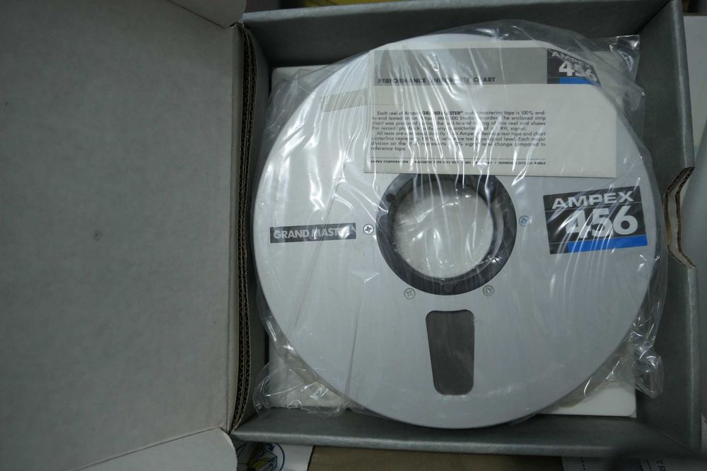 Banda Magnetofon AMPEX 478 2500ft 456 EMTEC SM911 ORWO Typ 106 500m