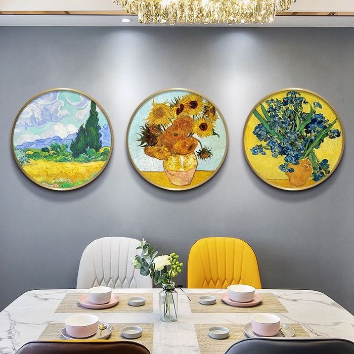 Картина круглая новая 6 шт