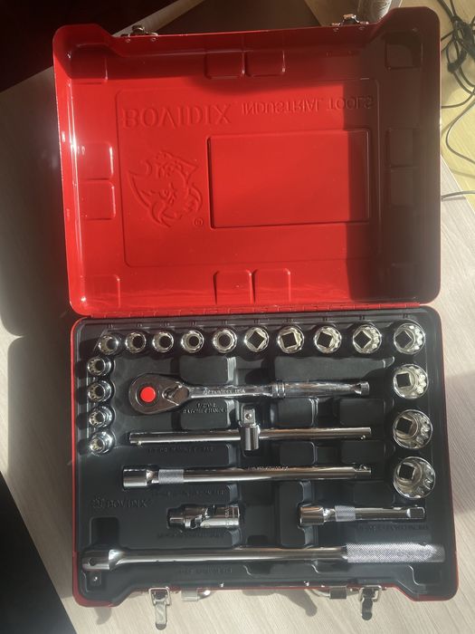 BOVIDIX USA Набор торцевых головок и аксессуаров, метрический