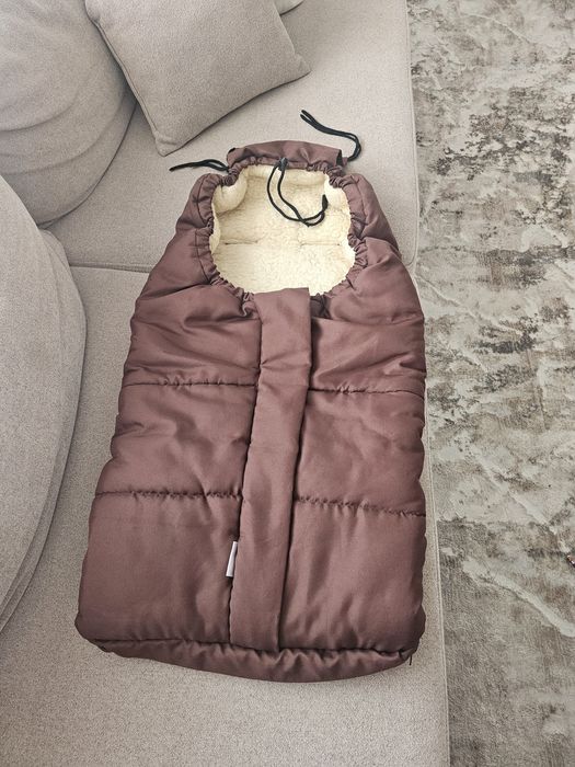 Конверт зимний на плотной натуральной овчине