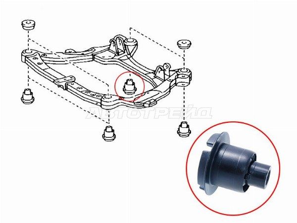 Сайлентблок Toyota Camry