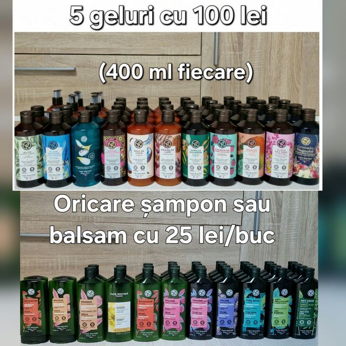 Set 6 sampoane Yves Rocher