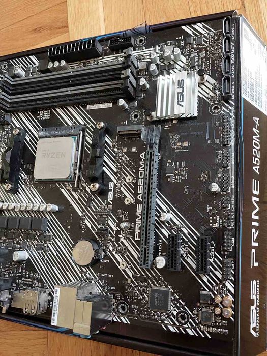 Ryzen 5 5600G + Asus Prime A520M-A