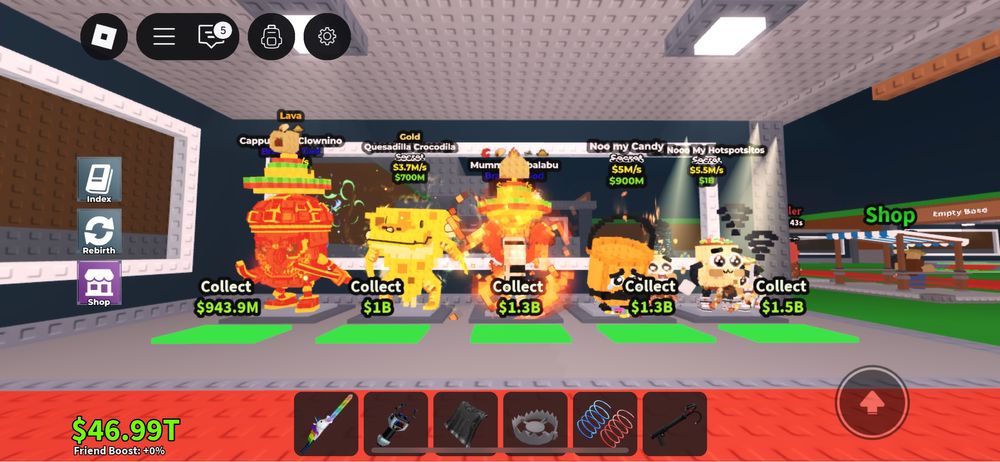 Продам браинротов в игре Steal a Brainrot