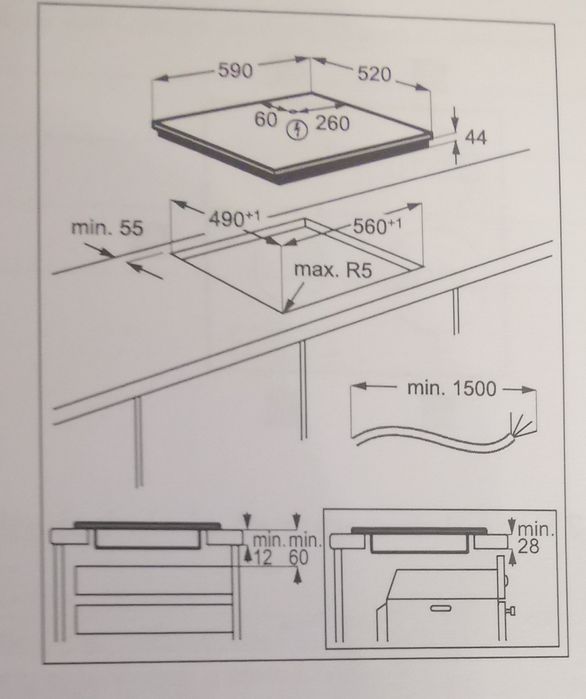 Plita incorporabila vitroveramica Grundig