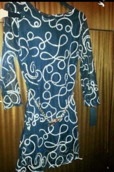 Рокля -туника черна -10лв.