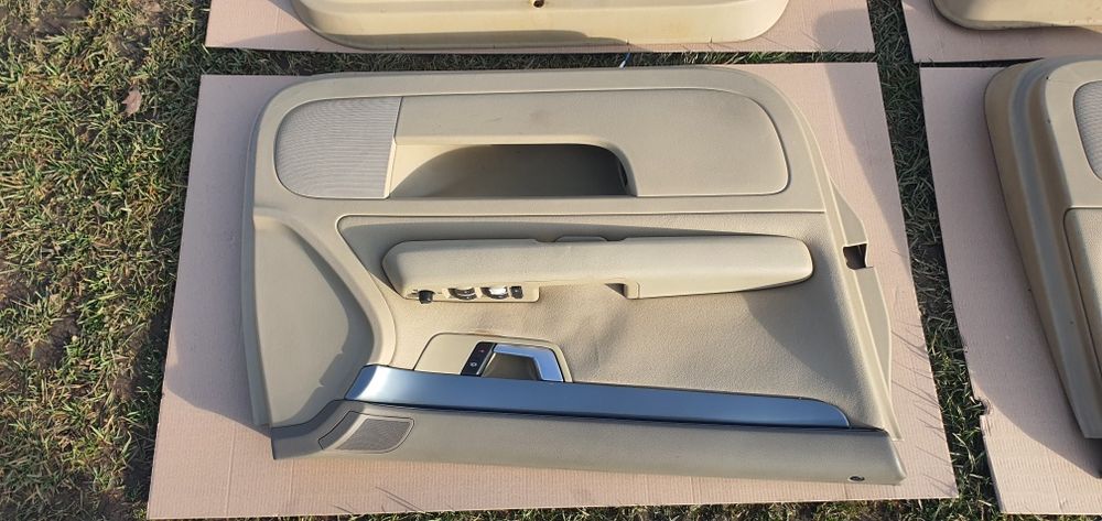 Fete panouri usi piele crem audi a4 b6 audi a4 b7 2001 - 2007