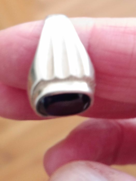 Мъжки сребърен пръстен