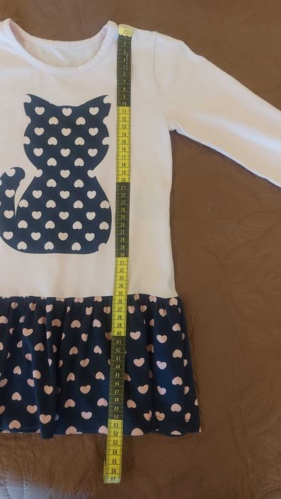 Детска българска памучна рокличка 4-5г(110 размер)