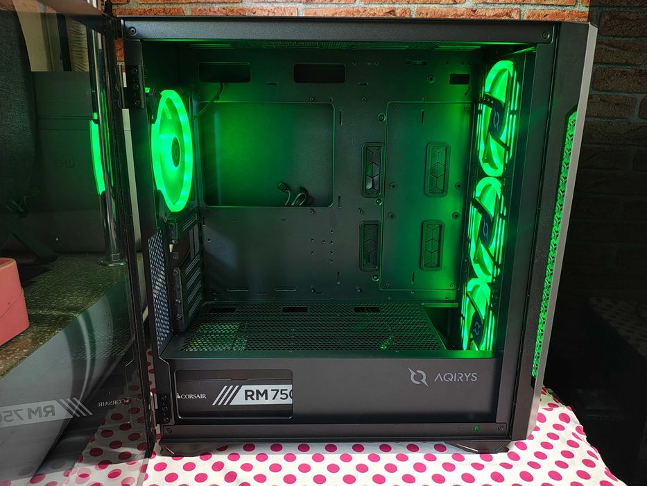Carcasa Pc AQIRYS Aquilla Black ARGB.