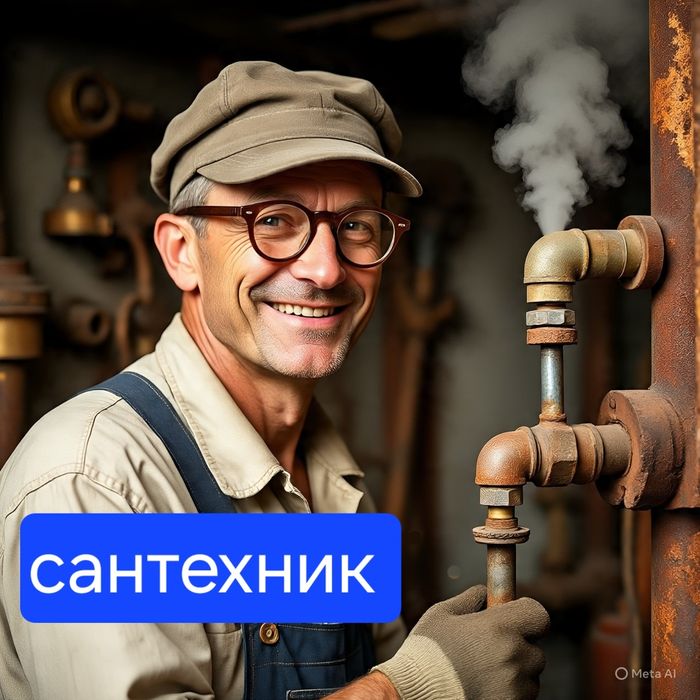 Сантехник,  стаж и опыт.